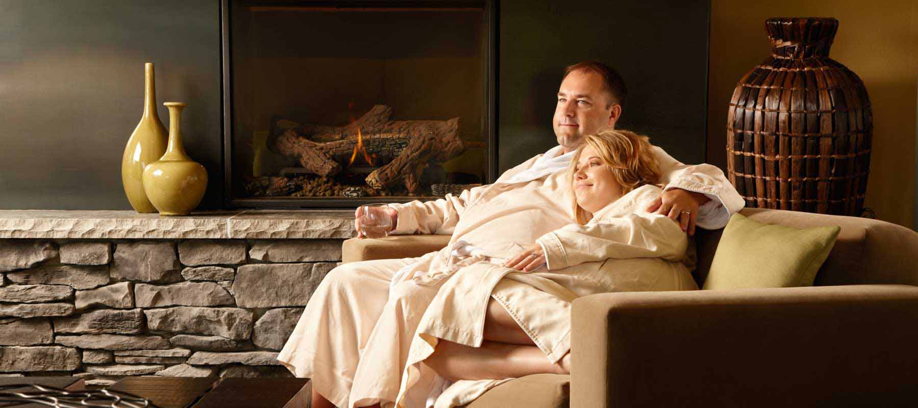 Couple in Relaxation Room